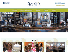 Tablet Screenshot of basilsonline.com